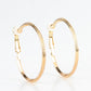 City Classic - Gold - Paparazzi Earring Image