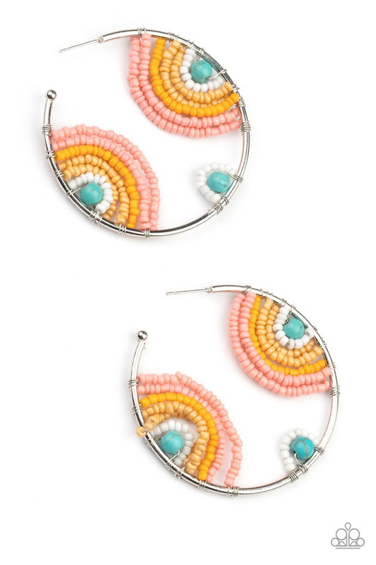 Rainbow Horizons - Multi - Paparazzi Earring Image