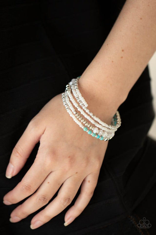 ​Infinitely Dreamy - White - Paparazzi Bracelet Image