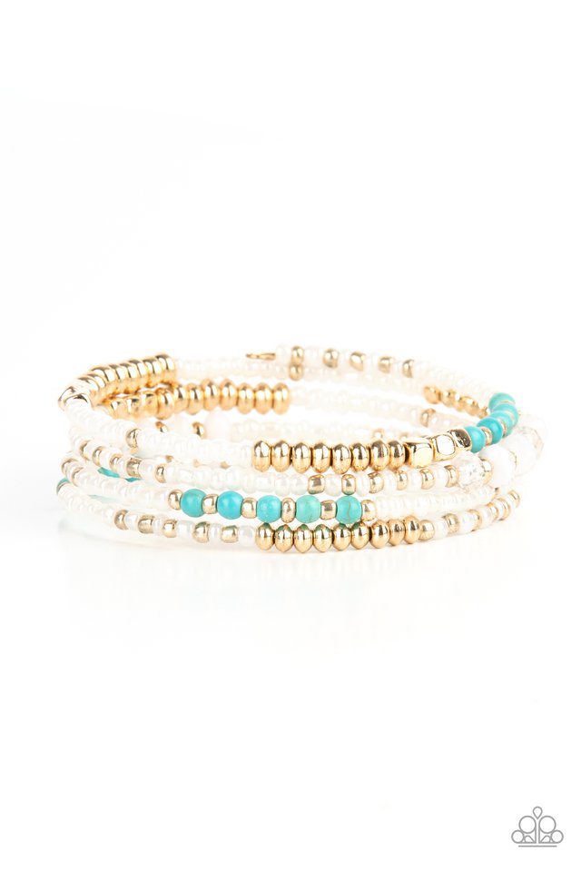 ​Infinitely Dreamy - Gold - Paparazzi Bracelet Image