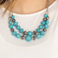Upscale Chic - Blue - Paparazzi Necklace Image
