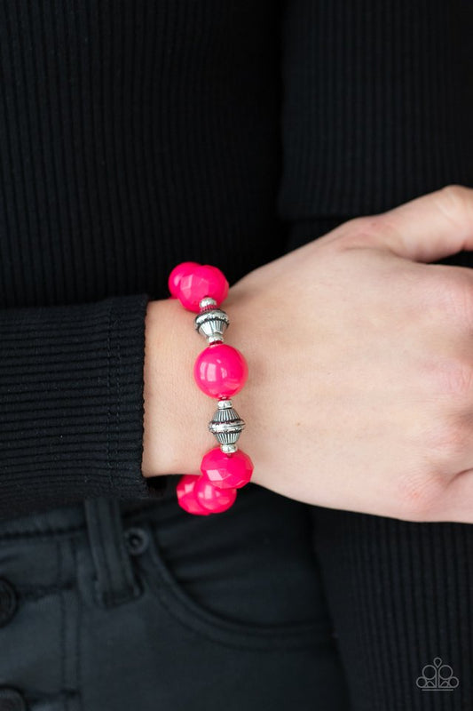 Day Trip Discovery - Pink - Paparazzi Bracelet Image