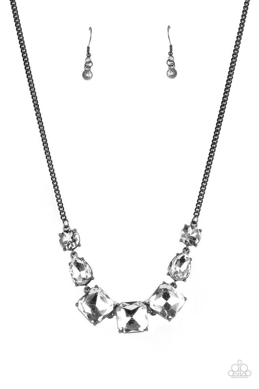 ​Unfiltered Confidence - Black - Paparazzi Necklace Image