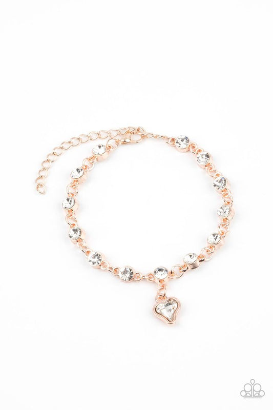 Sweet Sixteen - Rose Gold - Paparazzi Bracelet Image