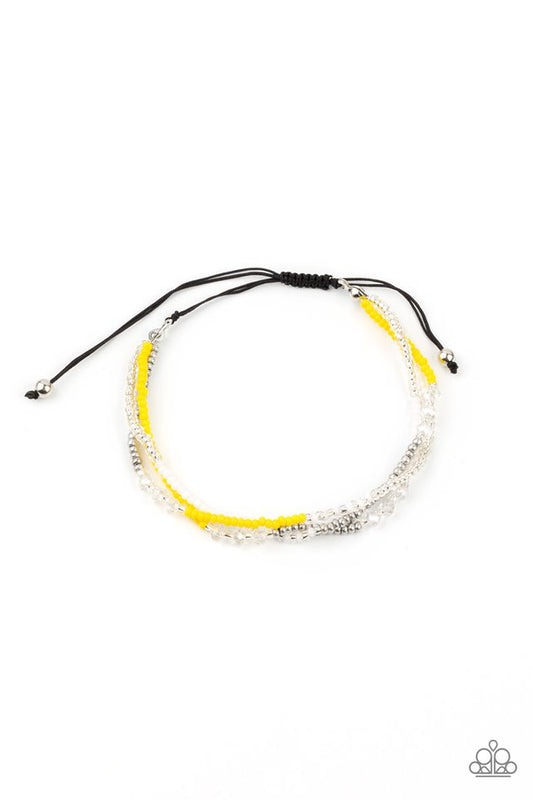 ​BEAD Me Up, Scotty! - Yellow - Paparazzi Bracelet Image