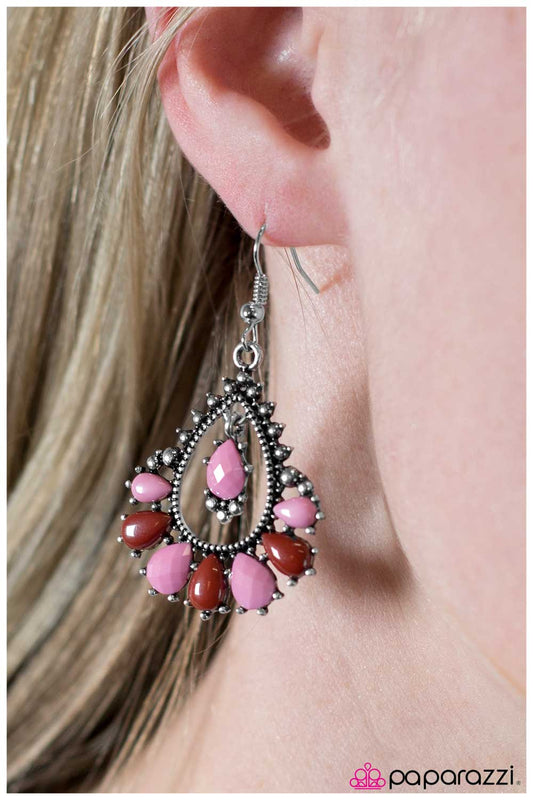 Paparazzi Earring ~ The Dutchess  - Multi