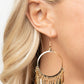 ​Radiant Chimes - Gold - Paparazzi Earring Image