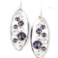 Rock Candy Bubbly - Purple - Paparazzi Earring Image