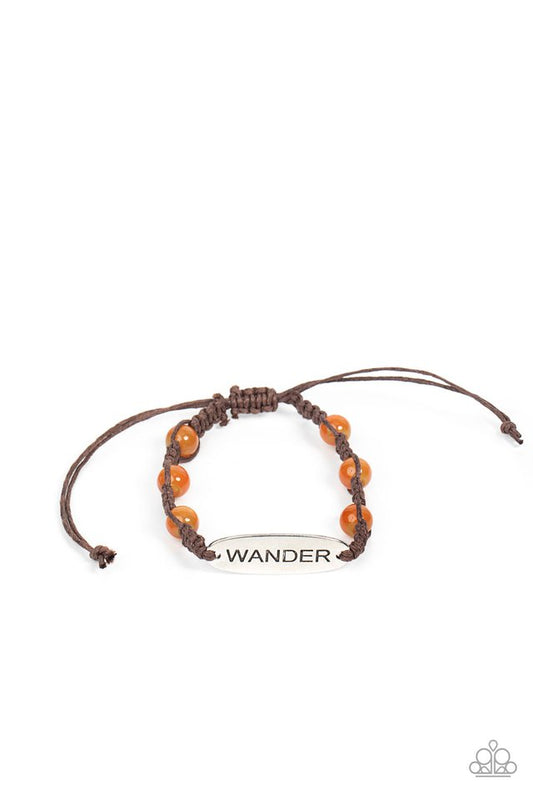 ​Roaming For Days - Orange - Paparazzi Bracelet Image