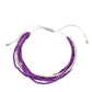 All Beaded Up - Purple - Paparazzi Bracelet Image