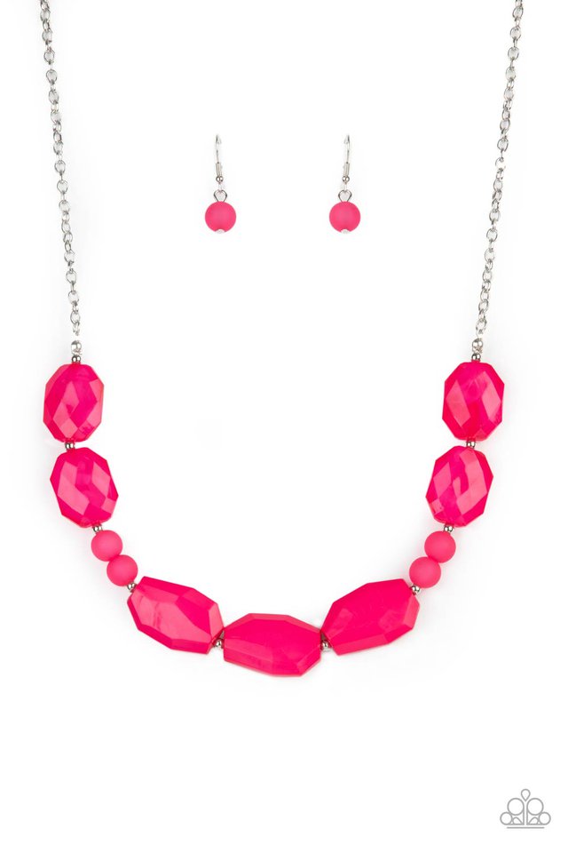 ​Melrose Melody - Pink - Paparazzi Necklace Image