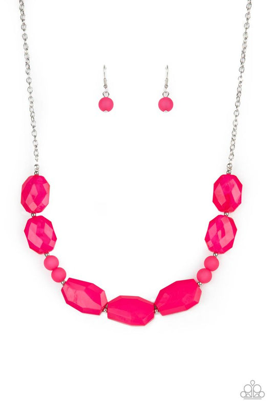 ​Melrose Melody - Pink - Paparazzi Necklace Image