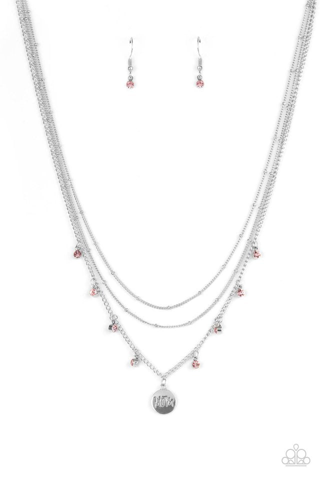 ​Ode To Mom - Pink - Paparazzi Necklace Image