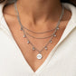 ​Ode To Mom - White - Paparazzi Necklace Image