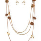​Alluring Luxe - Brown - Paparazzi Necklace Image
