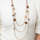 ​Alluring Luxe - Brown - Paparazzi Necklace Image