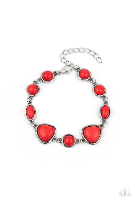 Eco-Friendly Fashionista - Red - Paparazzi Bracelet Image