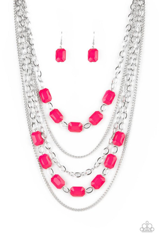 Standout Strands - Pink - Paparazzi Necklace Image