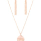 ​The Cool Mom - Rose Gold - Paparazzi Necklace Image