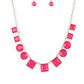 ​Tic Tac TREND - Pink - Paparazzi Necklace Image