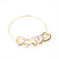 ​A Charmed Society - Gold - Paparazzi Bracelet Image