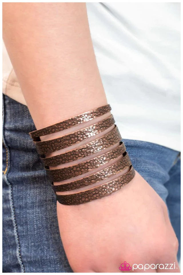 Paparazzi Bracelet ~ Nomad - Copper