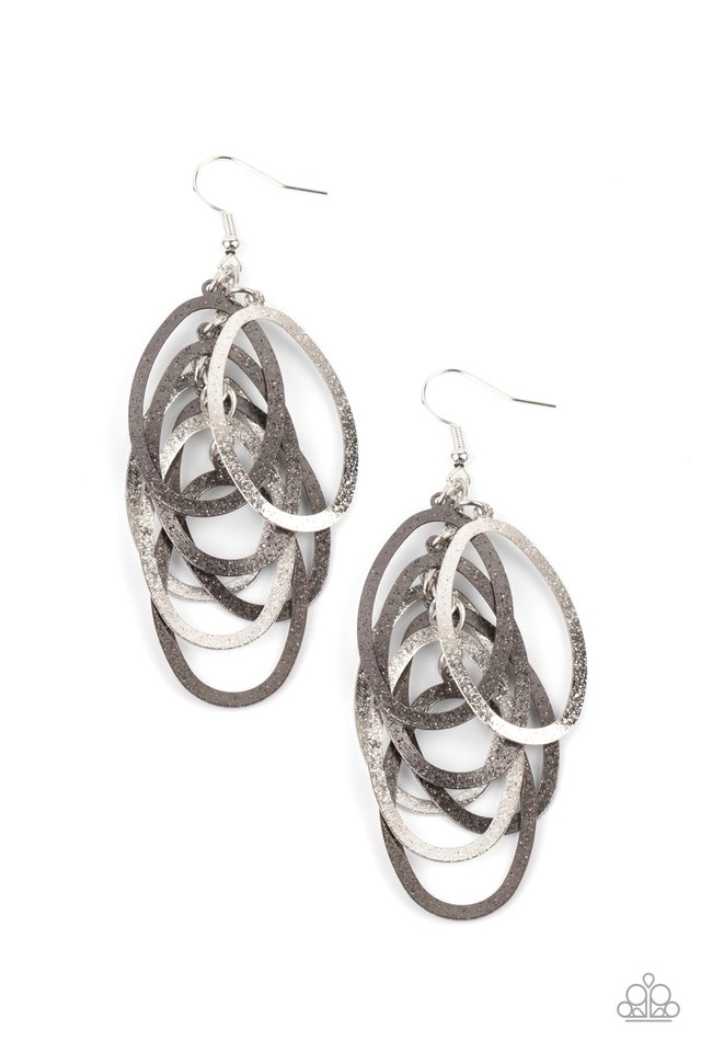 Mind OVAL Matter - Multi - Paparazzi Earring Image