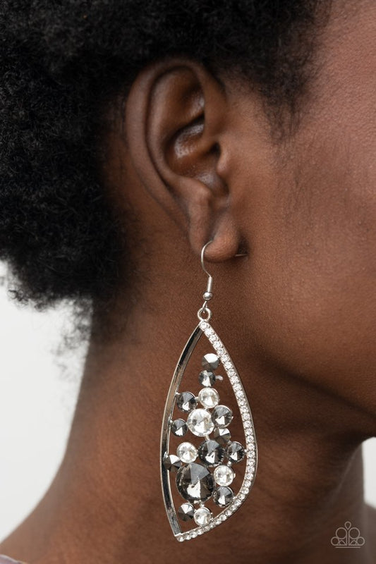 Sweetly Effervescent - Silver - Paparazzi Earring Image