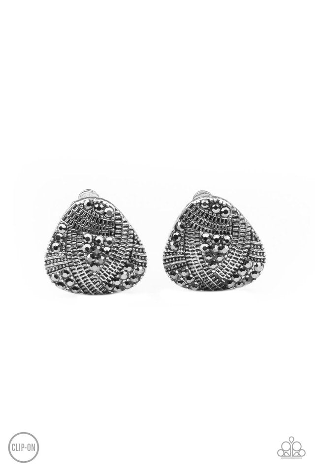 ​Gorgeously Galleria - Silver - Paparazzi Earring Image