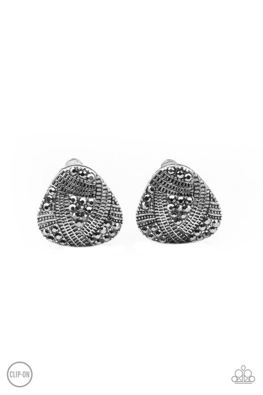 ​Gorgeously Galleria - Silver - Paparazzi Earring Image