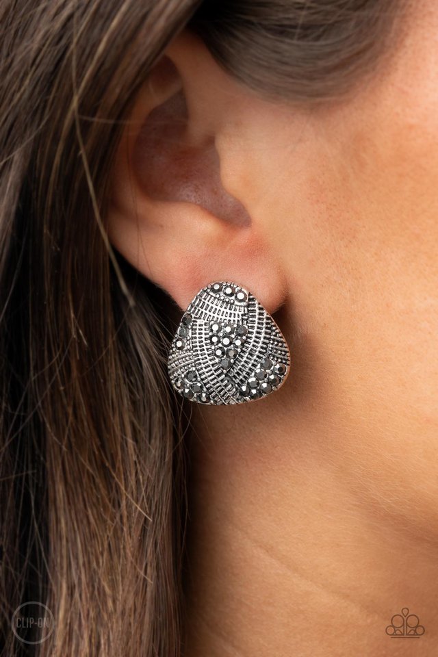 ​Gorgeously Galleria - Silver - Paparazzi Earring Image