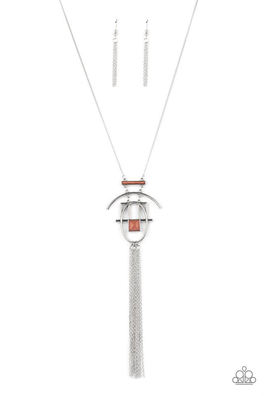 ​Eco Echoes - Brown - Paparazzi Necklace Image