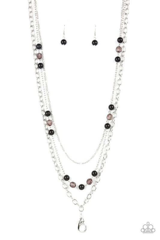 GLEAM Work - Black - Paparazzi Necklace Image