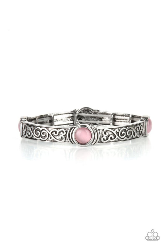 ​Ethereally Enchanting - Pink - Paparazzi Bracelet Image