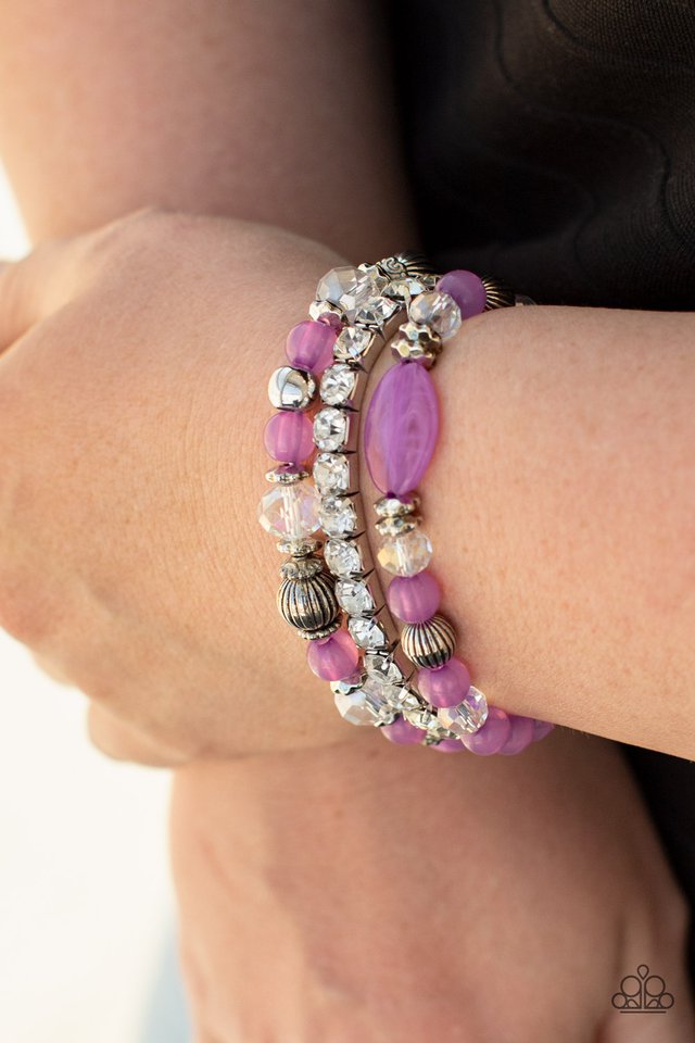 Ethereal Etiquette - Purple - Paparazzi Bracelet Image