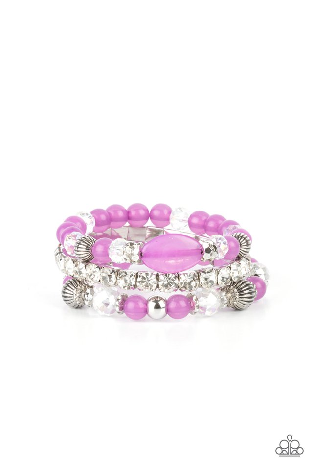 Ethereal Etiquette - Purple - Paparazzi Bracelet Image