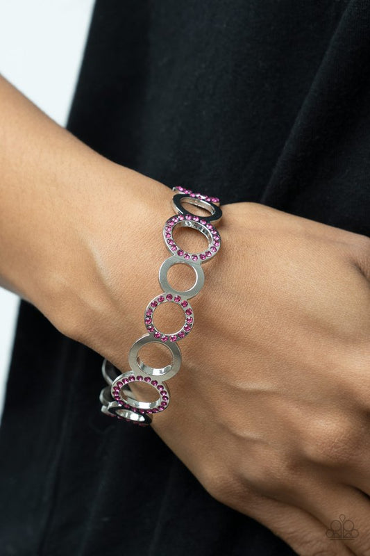 Future, Past, and POLISHED - Pink - Paparazzi Bracelet Image