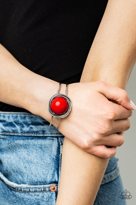 Take It From The POP! - Red - Paparazzi Bracelet Image