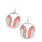 Delightfully Deco - Red - Paparazzi Earring Image