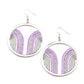 Delightfully Deco - Purple - Paparazzi Earring Image