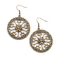 Floral Fortunes - Brass - Paparazzi Earring Image