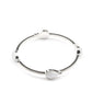 Dewdrop Dancing - White - Paparazzi Bracelet Image