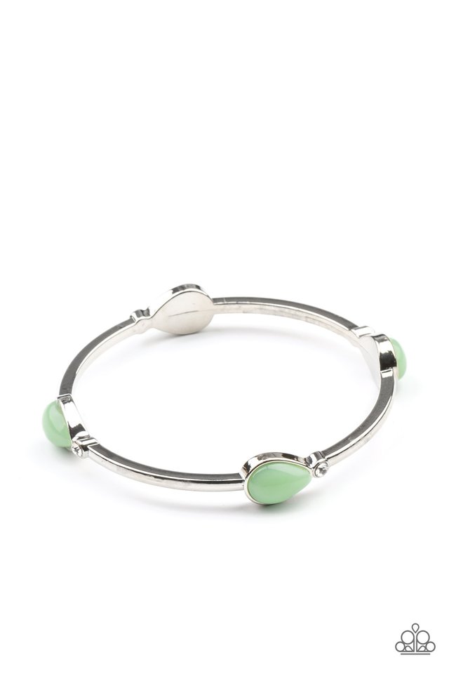 Dewdrop Dancing - Green - Paparazzi Bracelet Image