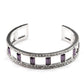 Industrial Icing - Purple - Paparazzi Bracelet Image