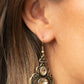 ​Unlimited Vacation - Brass - Paparazzi Earring Image