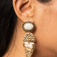 Earthy Extravagance - Gold - Paparazzi Earring Image