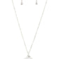 ​A Mothers Heart - White - Paparazzi Necklace Image