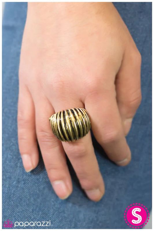 Paparazzi Ring ~ Almost Famous - Brass