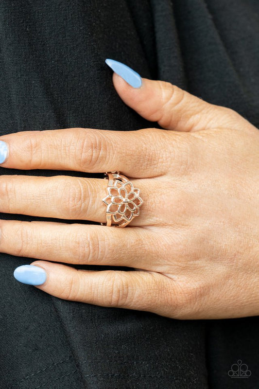 Prana Paradise - Rose Gold - Paparazzi Ring Image