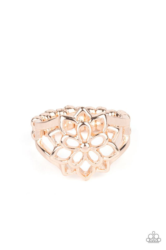 Prana Paradise - Rose Gold - Paparazzi Ring Image